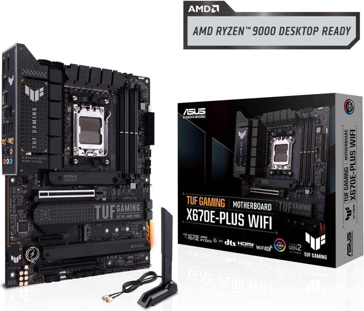 ASUS TUF GAMING X670E-PLUS WIFI AMD X670 AM5 Ryzen Desktop 9000 8000 & 7000...