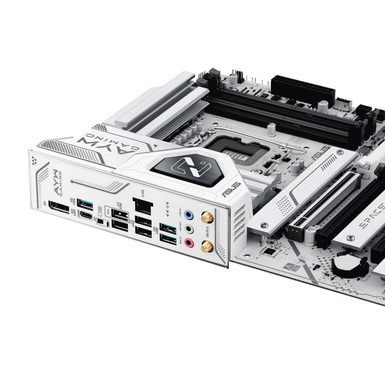 ASUS Z890 AYW Gaming WiFi W Scheda Madre ATX - Socket LGA1851, Intel Core Ultra Series 2, DDR5, PCIe 5.0, Wi-Fi 7, Thunderbolt 4