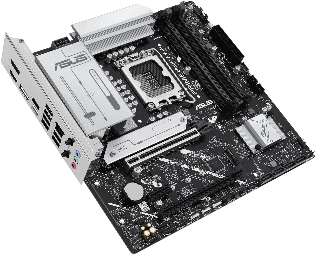 Open Box: ASUS PRIME B860M-A WIFI-CSM B860 LGA 1851 mATX motherboard, Intel(R) Core(TM) Ultra Series 2 Ready, Advanced AI PC-ready, 7+1+1+1 stage, DDR5, PCIe 5.0 x16, HDMI, USB 20Gbps Type-C(R), 2x M.2, WiFi 6E, 2.5Gb - Newegg.com - Open Box condition - Image 13