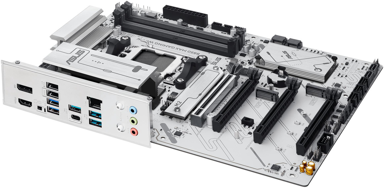 Open Box: ASUS B850 MAX GAMING WIFI W - AMD AM5 ATX Motherboard, White PCB, DDR5, PCIe 5.0 Ready, 3x M.2, Wi-Fi 6E, 2.5Gb LAN, USB 10Gbps Type-C, DisplayPort, HDMI, BIOS FlashBack, Aura Sync, ASUS AI Advisor - Newegg.ca - Open Box condition - Image 21
