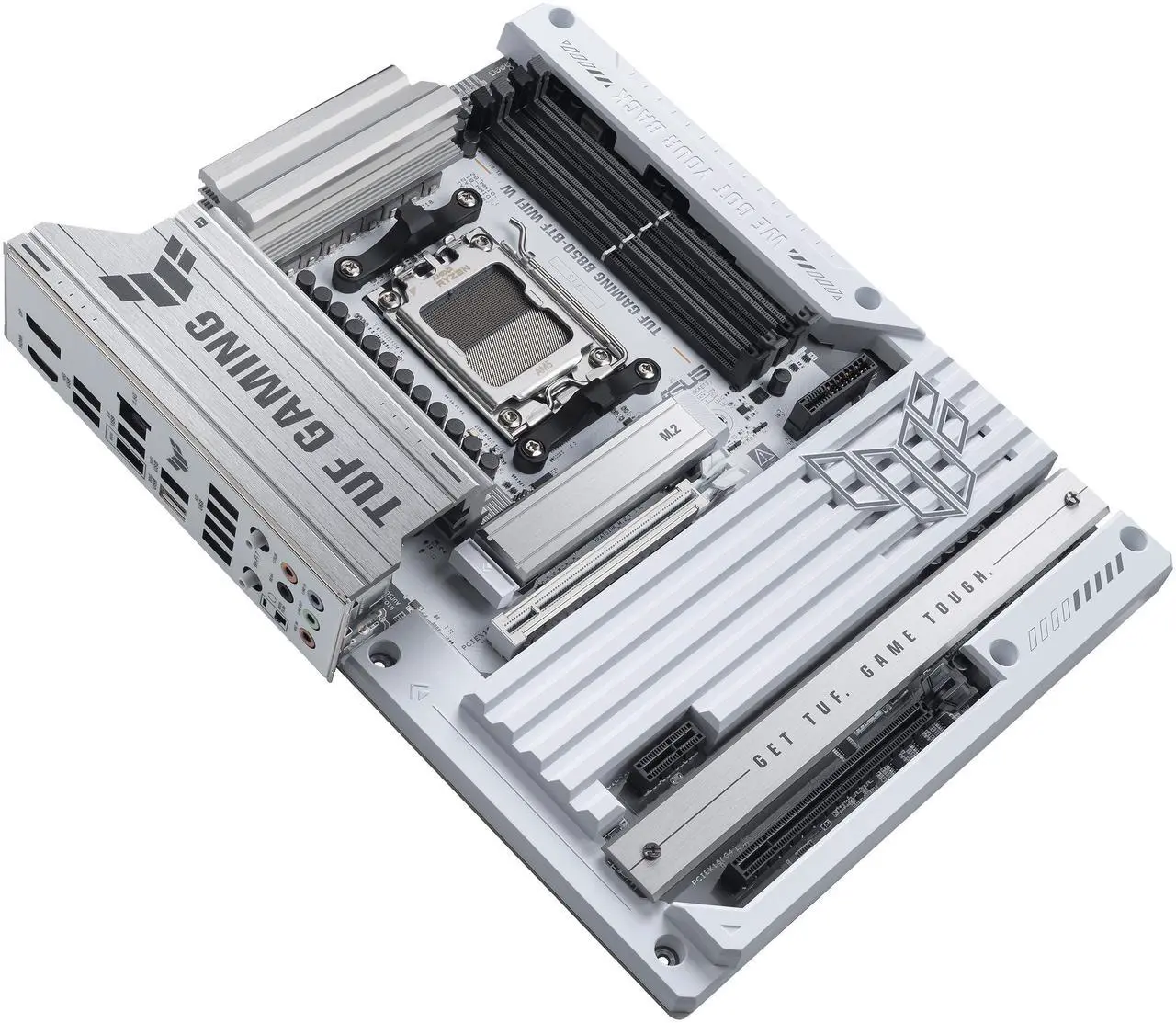 Alt view image 5 of 13 - ASUS TUF GAMING B850-BTF WIFI W AMD B850 ATX motherboard, hidden-connector design, 14+2+1 80A DrMOS power stages, DDR5, PCIe 5.0 Ready, 3x M.2, Wi-Fi 7, 2.5Gb LAN, DP, HDMI, USB 20Gbps Type-C