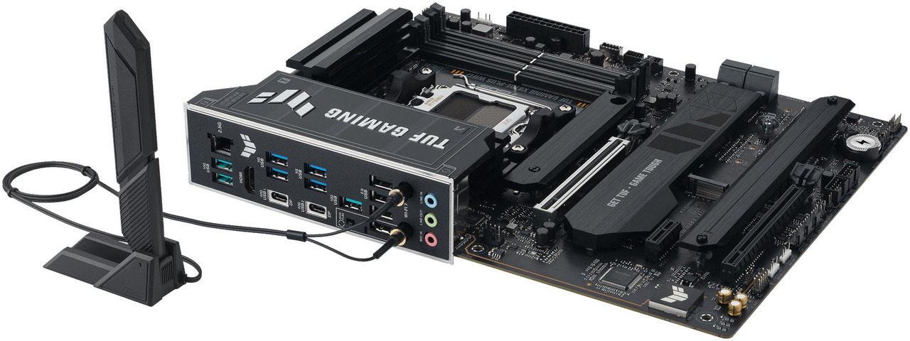 Open Box: ASUS TUF GAMING X870E-PLUS WIFI7 AMD X870E ATX Motherboard with 16+2+1 80A Power Stages, DDR5 Support with AEMP, PCIe 5.0 x16 with PCIe Slot Q-Release Slim, Four M.2 Slots, WiFi 7 with ASUS Q-Antenna - Newegg.com - Open Box condition - Image 16