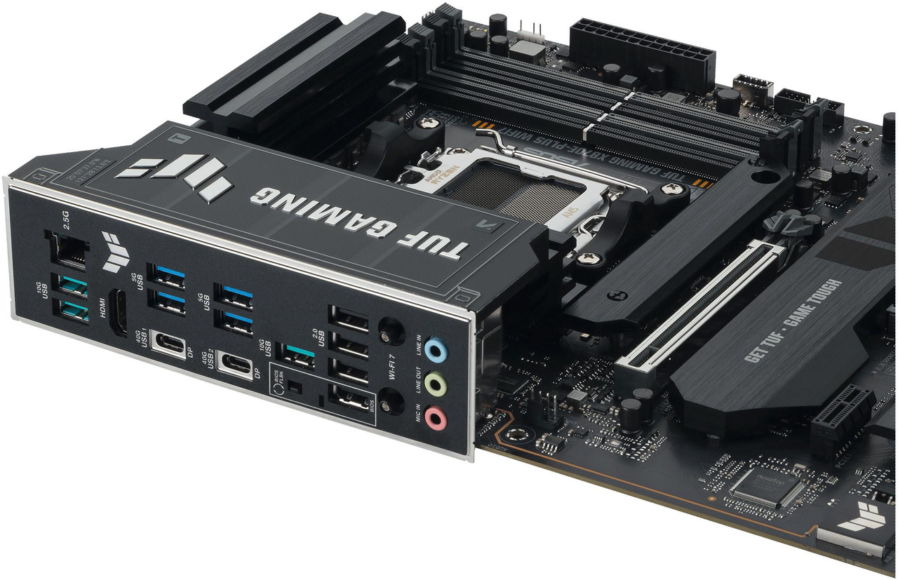 Open Box: ASUS TUF GAMING X870E-PLUS WIFI7 AMD X870E ATX Motherboard with 16+2+1 80A Power Stages, DDR5 Support with AEMP, PCIe 5.0 x16 with PCIe Slot Q-Release Slim, Four M.2 Slots, WiFi 7 with ASUS Q-Antenna - Newegg.com - Open Box condition - Image 15