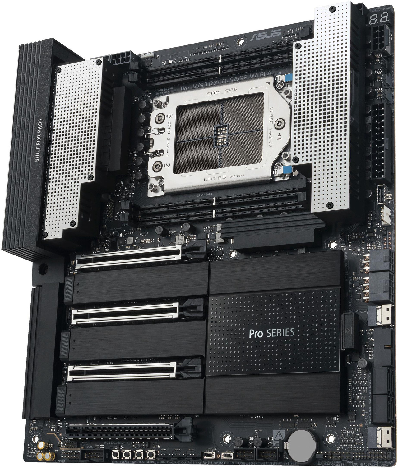 Open Box: ASUS Pro WS TRX50-SAGE WIFI A AMD TRX50 TR5 CEB workstation motherboard, CPU & memory overclocking ready, robust 20 power-stage design, PCIe 5.0 x 16, M.2, USB4, 10 Gb & 2.5 Gb LAN, multi-GPU support - Newegg.com - Open Box condition - Image 17