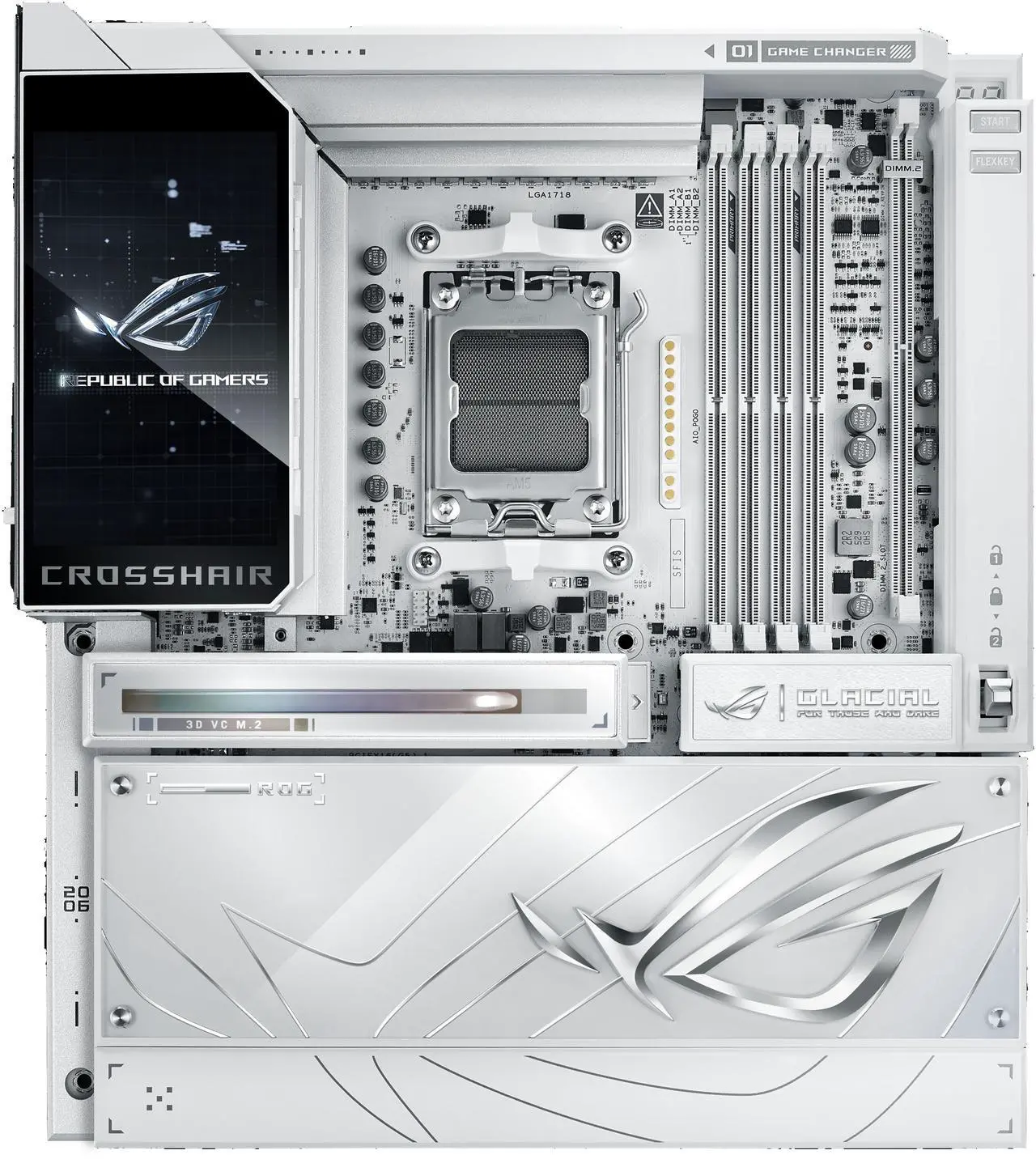 ASUS Republic of Gamers Crosshair X870E Hero AM5 ATX Motherboard - Thumbnail 5