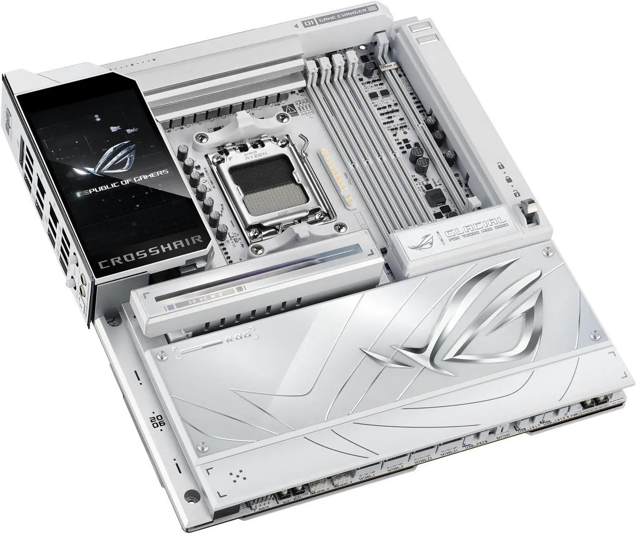 ASUS Republic of Gamers Crosshair X870E Hero AM5 ATX Motherboard - Thumbnail 2