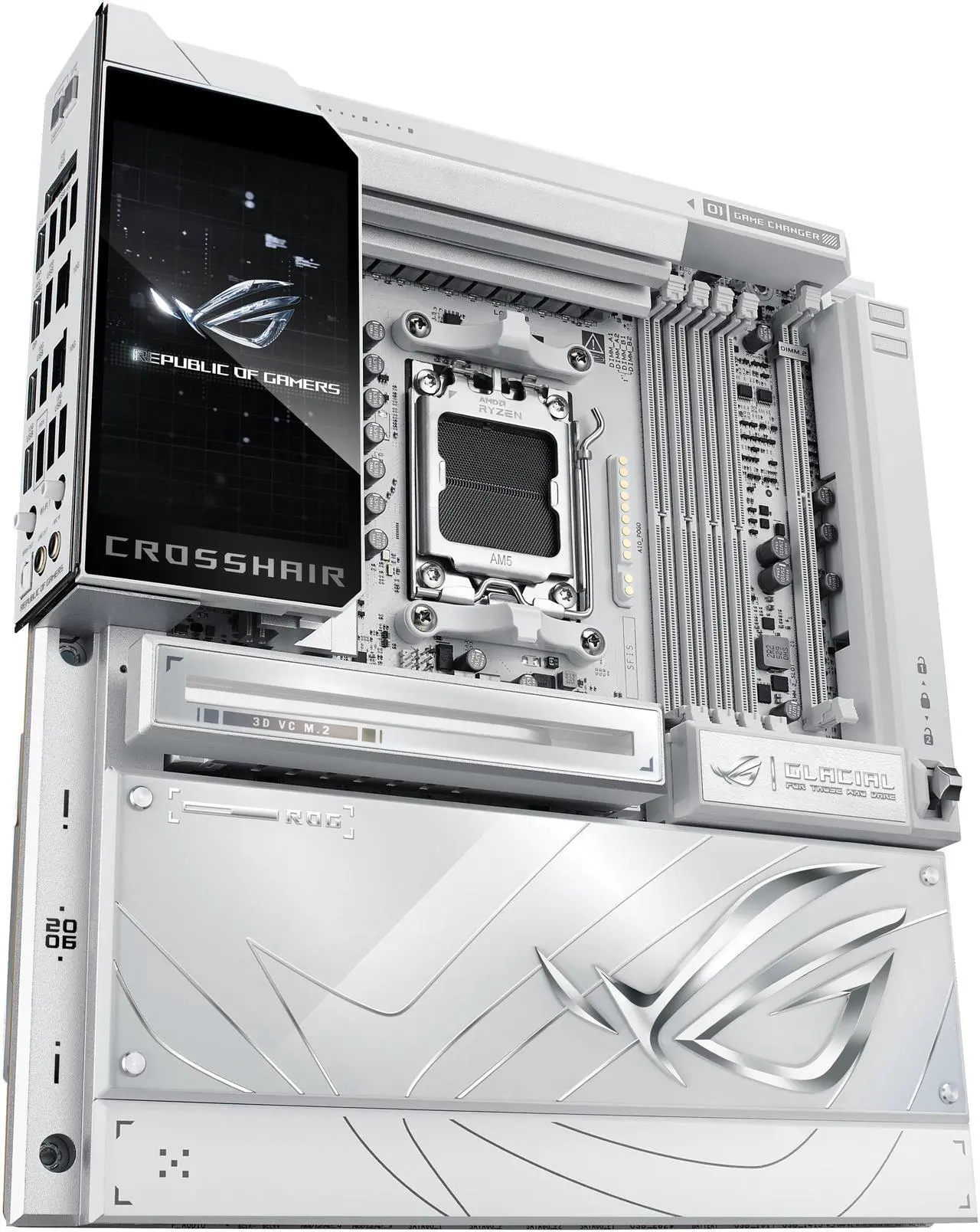 ASUS Republic of Gamers Crosshair X870E Hero AM5 ATX Motherboard - Thumbnail 4