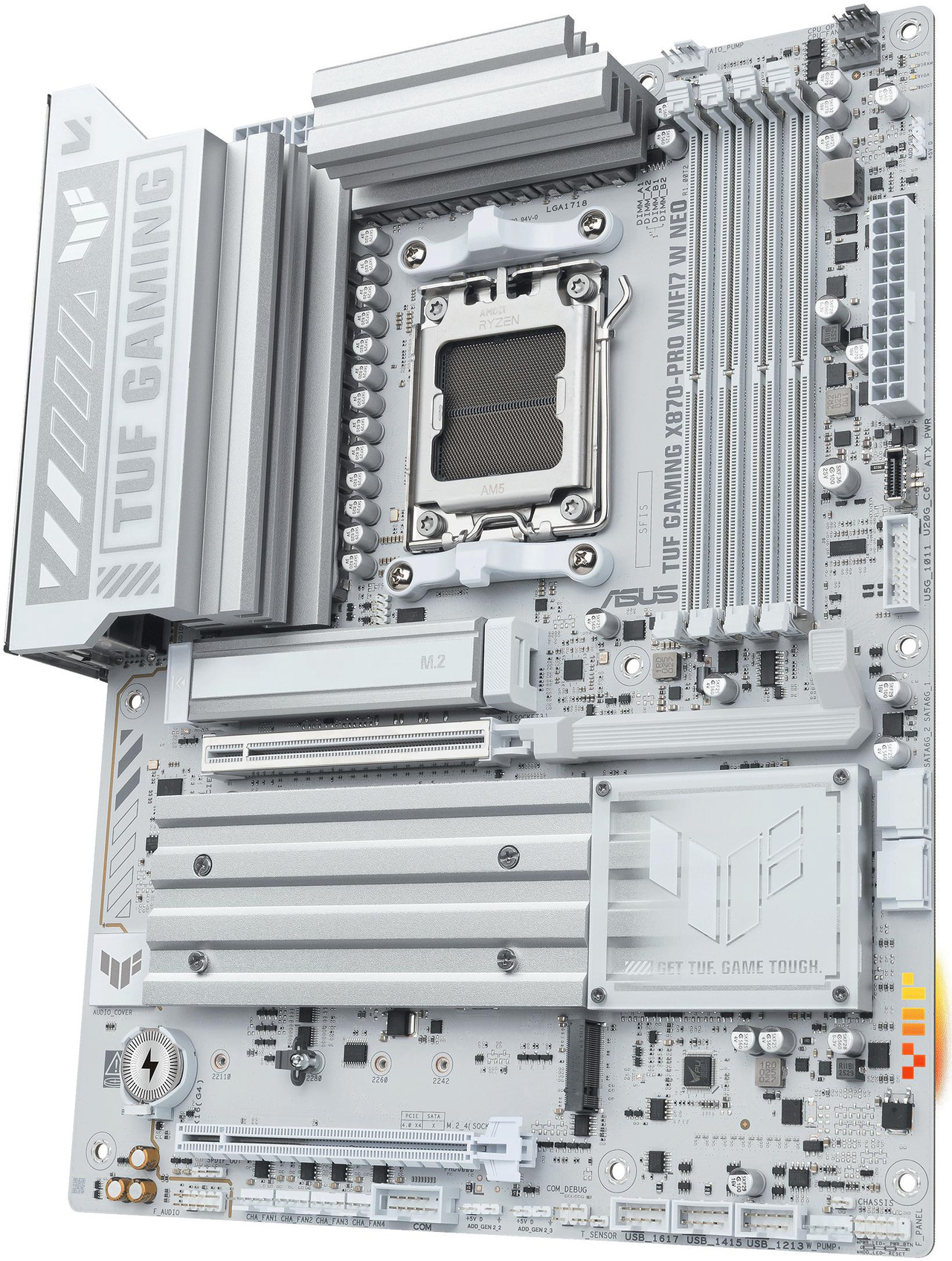 Open Box: ASUS TUF GAMING X870-PRO WIFI7 W NEO AMD ATX motherboard, 16+2+1 power stages, DDR5 with NitroPath DRAM Technology and AEMP, four M.2 slots, PCIe 5.0 for next-gen GPUs, 5Gb Ethernet and 64MB BIOS - Newegg.com - Open Box condition - Image 16