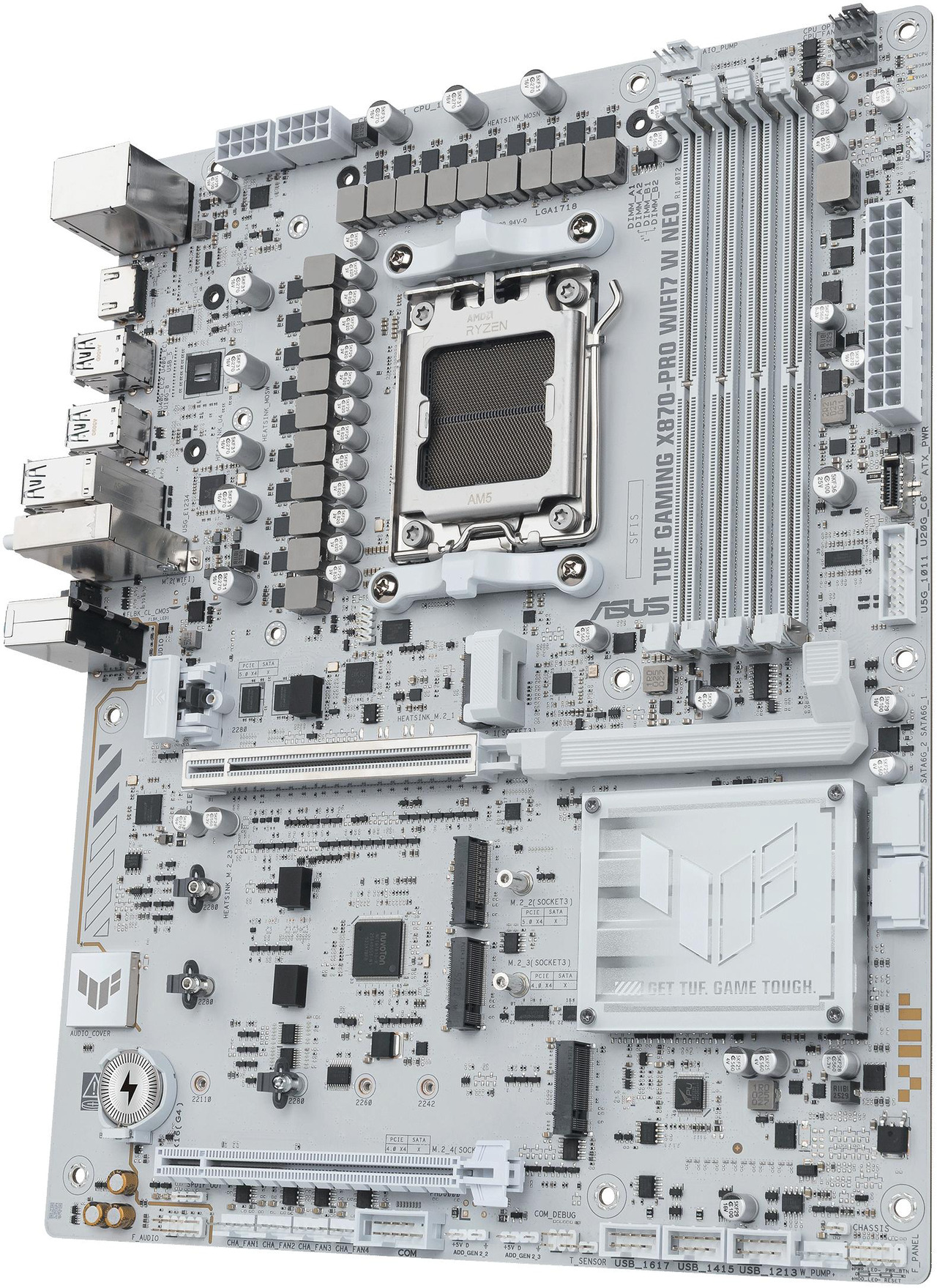 Open Box: ASUS TUF GAMING X870-PRO WIFI7 W NEO AMD ATX motherboard, 16+2+1 power stages, DDR5 with NitroPath DRAM Technology and AEMP, four M.2 slots, PCIe 5.0 for next-gen GPUs, 5Gb Ethernet and 64MB BIOS - Newegg.com - Open Box condition - Image 18