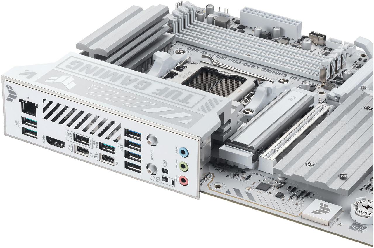 Open Box: ASUS TUF GAMING X870-PRO WIFI7 W NEO AMD ATX motherboard, 16+2+1 power stages, DDR5 with NitroPath DRAM Technology and AEMP, four M.2 slots, PCIe 5.0 for next-gen GPUs, 5Gb Ethernet and 64MB BIOS - Newegg.com - Open Box condition - Image 19