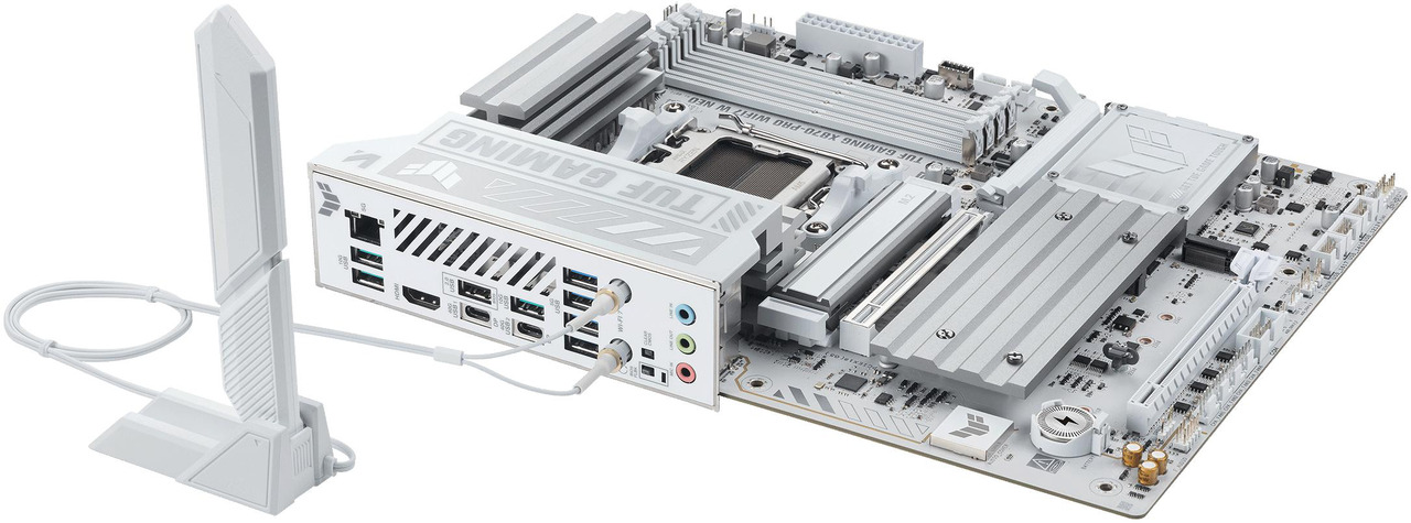 Open Box: ASUS TUF GAMING X870-PRO WIFI7 W NEO AMD ATX motherboard, 16+2+1 power stages, DDR5 with NitroPath DRAM Technology and AEMP, four M.2 slots, PCIe 5.0 for next-gen GPUs, 5Gb Ethernet and 64MB BIOS - Newegg.com - Open Box condition - Image 21
