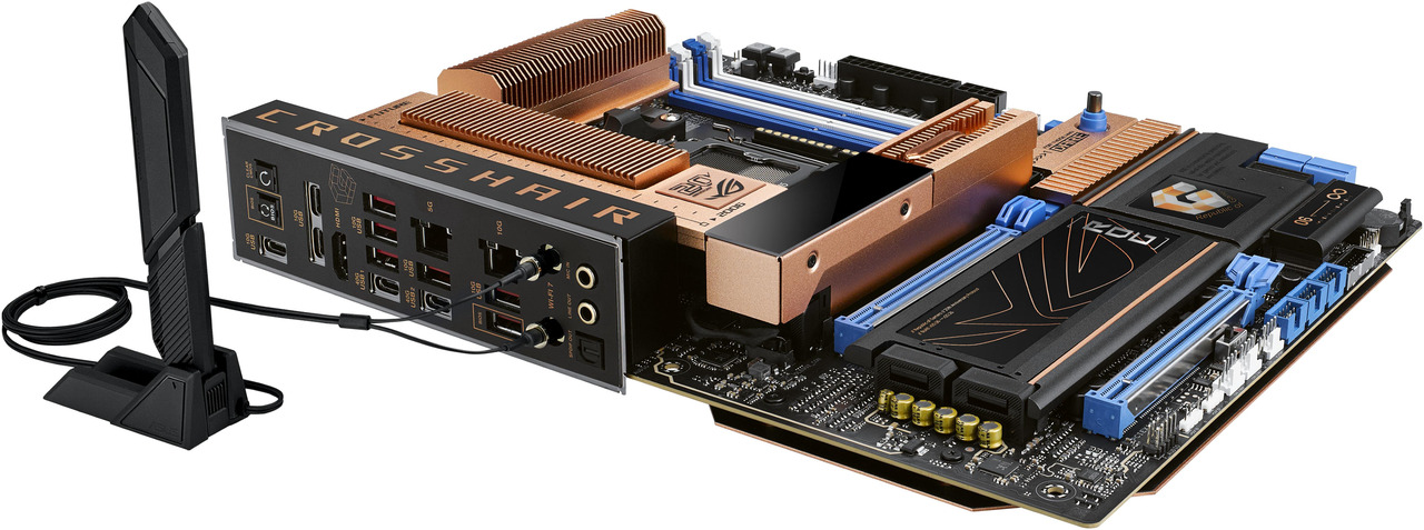 Open Box: ASUS ROG Crosshair 2006 X870E AM5 ATX motherboard, DDR5, DIMM Fit, WiFi 7, 10Gb LAN, 5x M.2, 2x USB4, 2" OLED Display, AIO Q-Connector - Newegg.com - Open Box condition - Image 23
