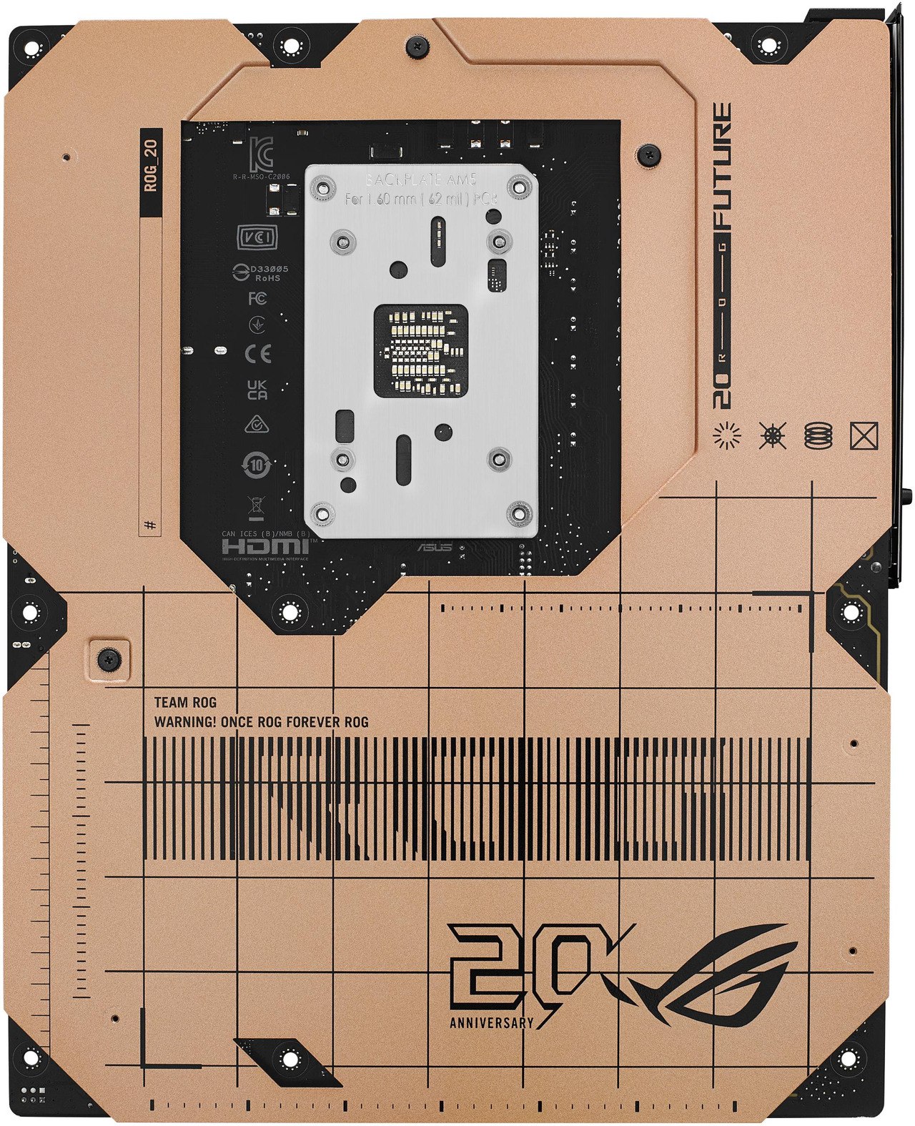 Open Box: ASUS ROG Crosshair 2006 X870E AM5 ATX motherboard, DDR5, DIMM Fit, WiFi 7, 10Gb LAN, 5x M.2, 2x USB4, 2" OLED Display, AIO Q-Connector - Newegg.com - Open Box condition - Image 25