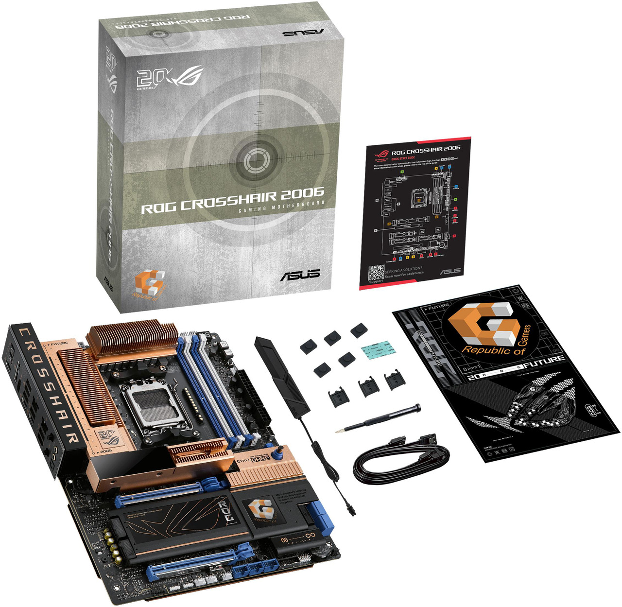 Open Box: ASUS ROG Crosshair 2006 X870E AM5 ATX motherboard, DDR5, DIMM Fit, WiFi 7, 10Gb LAN, 5x M.2, 2x USB4, 2" OLED Display, AIO Q-Connector - Newegg.com - Open Box condition - Image 26