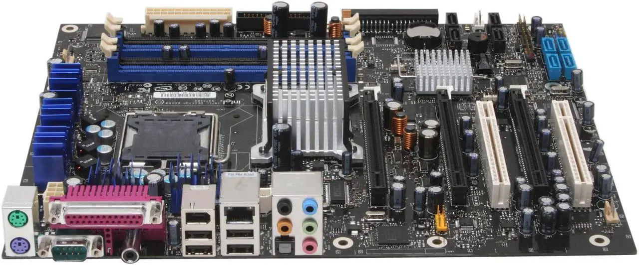 Alt view image 2 of 6 - Intel BOXD975XBXLKR LGA 775 Intel 975X ATX Intel Motherboard