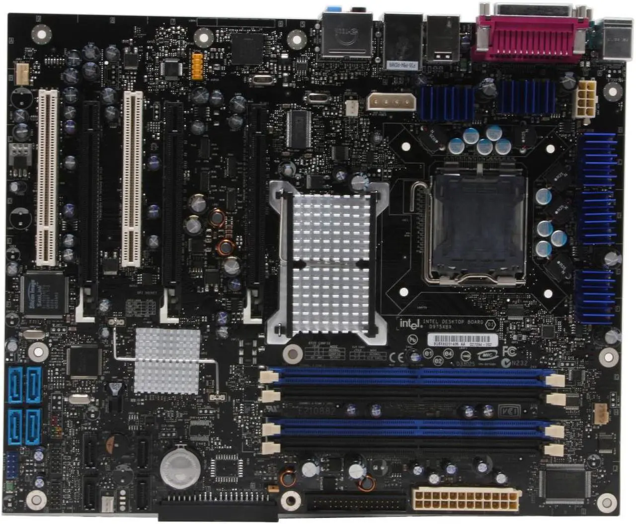 Alt view image 3 of 6 - Intel BOXD975XBXLKR LGA 775 Intel 975X ATX Intel Motherboard
