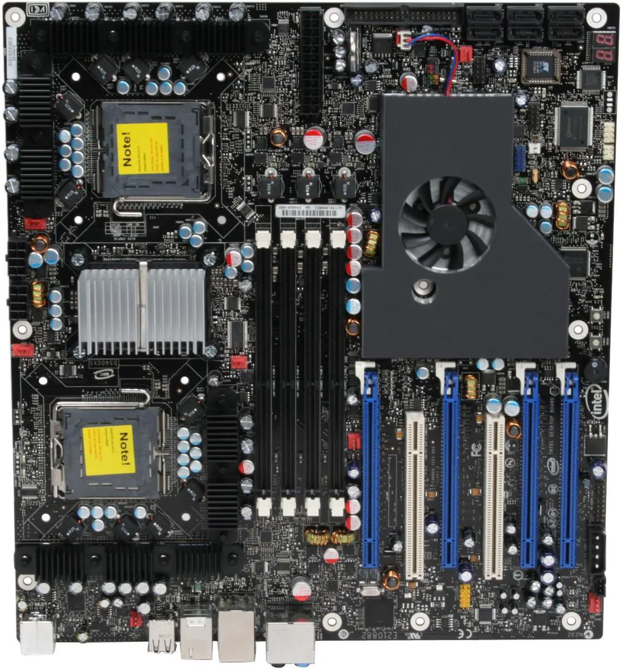 Alt view image 3 of 7 - Intel BOXD5400XS Dual LGA 771 Intel 5400(Skulltrail) Extended ATX Motherboard