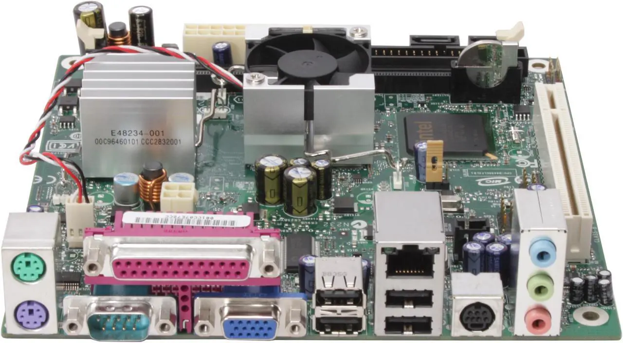 Alt view image 2 of 5 - Intel BOXD945GCLF2 Atom 330 Intel 945GC Mini ITX Motherboard / CPU Combo