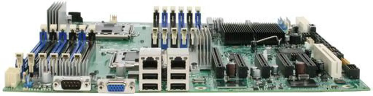 Alt view image 2 of 5 - Intel S5520HC Dual LGA 1366 Intel 5520 Tylersburg SSI EEB Dual Intel Xeon 5500 Series Server Motherboard