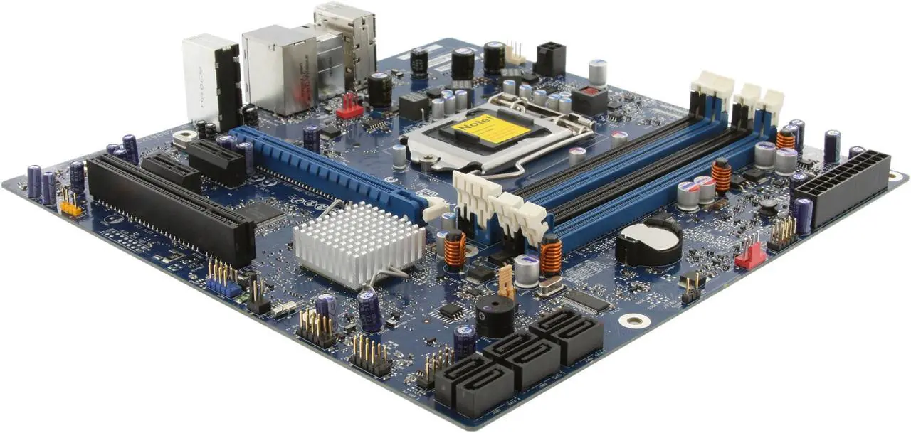 Alt view image 2 of 10 - Intel BOXDP55WB LGA 1156 Intel P55 Micro ATX Intel Motherboard
