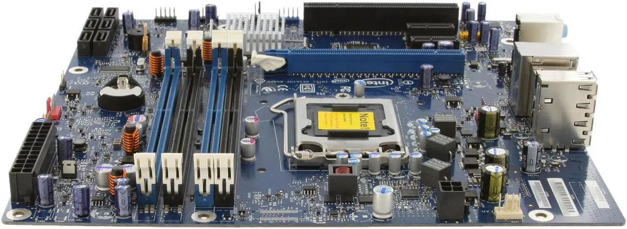 Alt view image 5 of 10 - Intel BOXDP55WB LGA 1156 Intel P55 Micro ATX Intel Motherboard