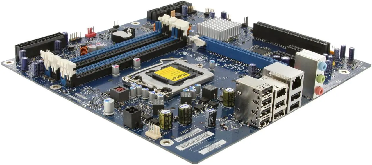 Alt view image 6 of 10 - Intel BOXDP55WB LGA 1156 Intel P55 Micro ATX Intel Motherboard