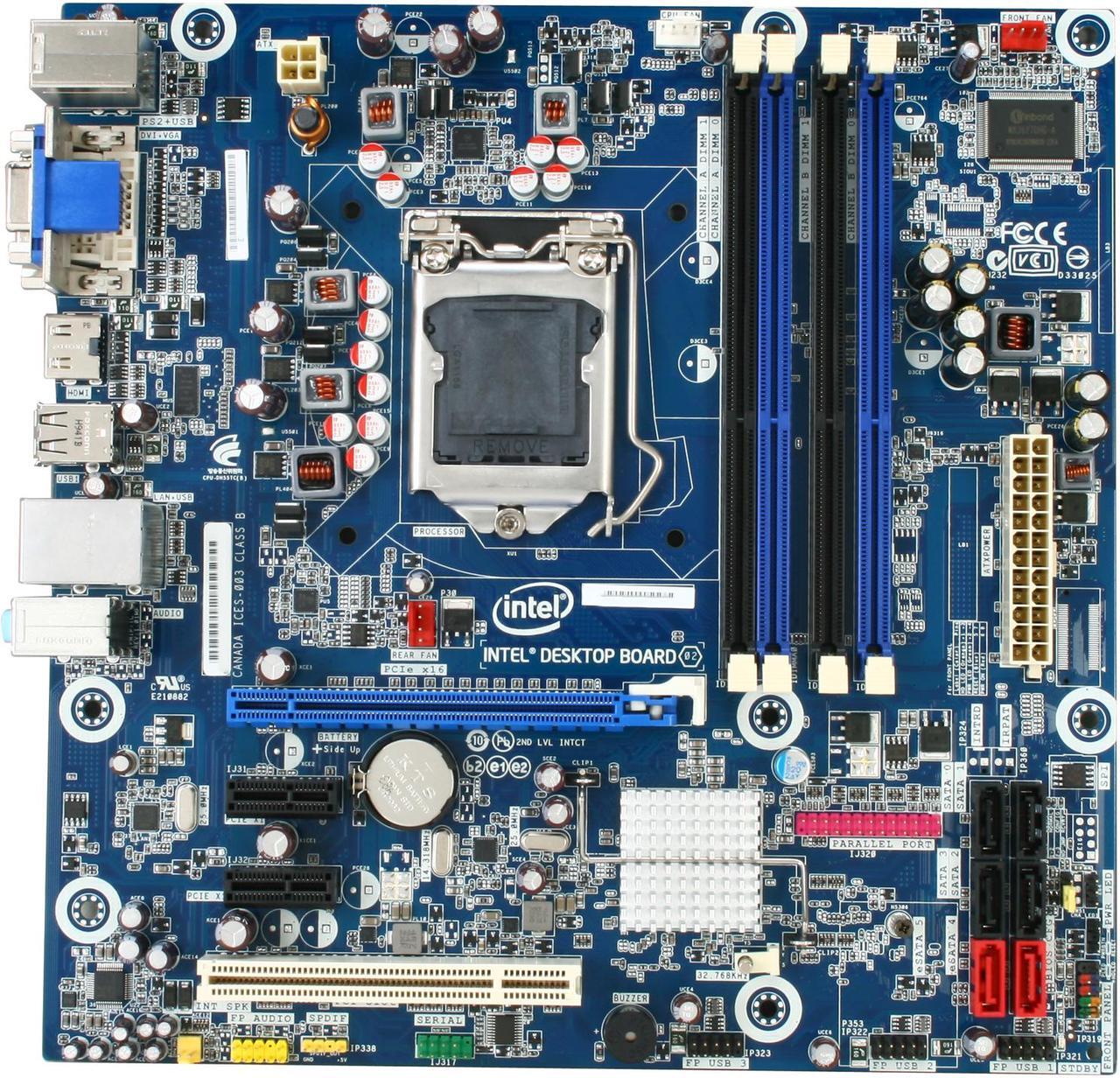 Alt view image 3 of 5 - Intel BOXDH55TC LGA 1156 Intel H55 HDMI Micro ATX Intel Motherboard