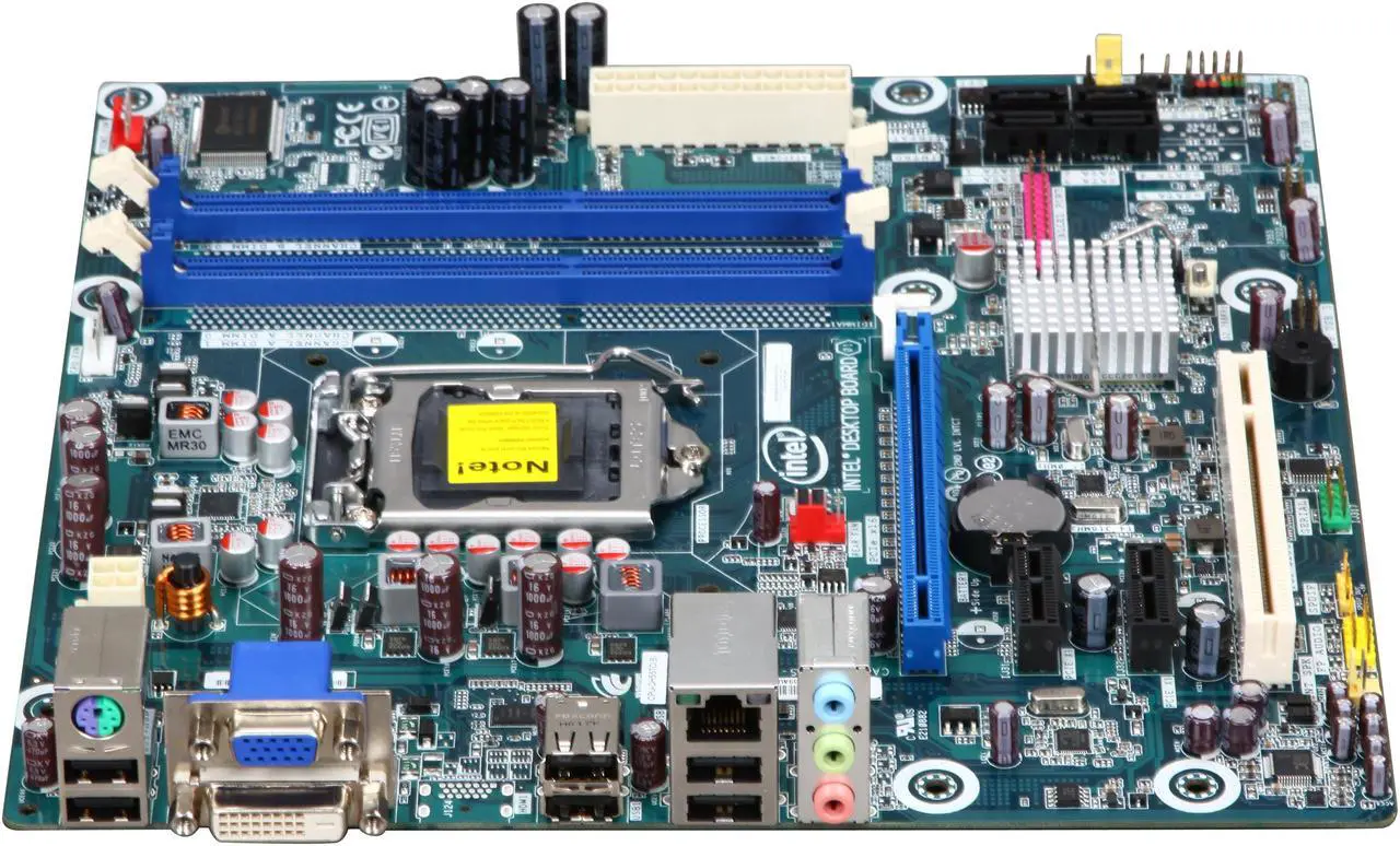 Alt view image 2 of 5 - Intel BOXDH55PJ LGA 1156 Intel H55 Micro ATX Intel Motherboard
