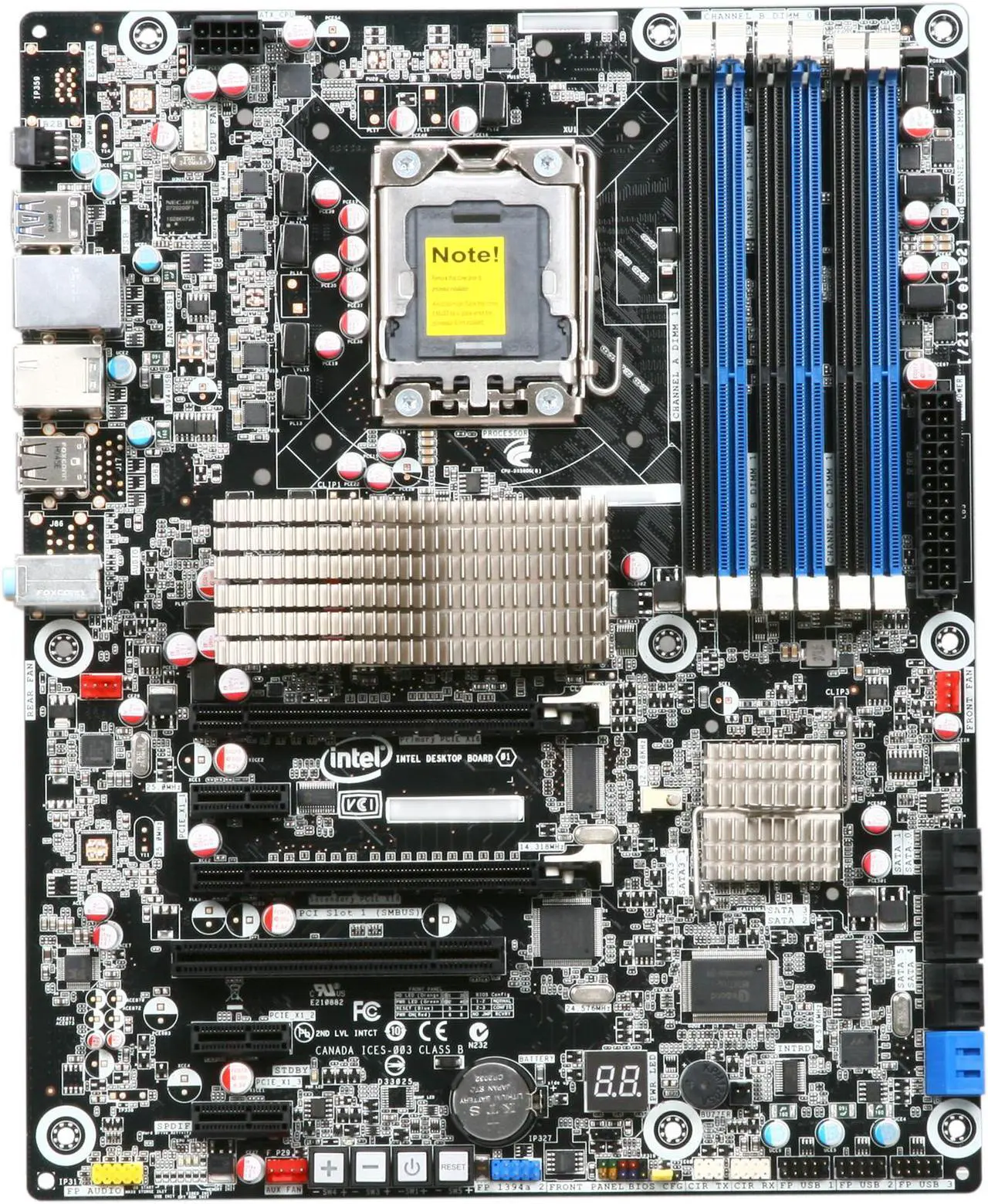Alt view image 3 of 5 - Intel BOXDX58OG LGA 1366 Intel X58 USB 3.0 ATX Intel Motherboard