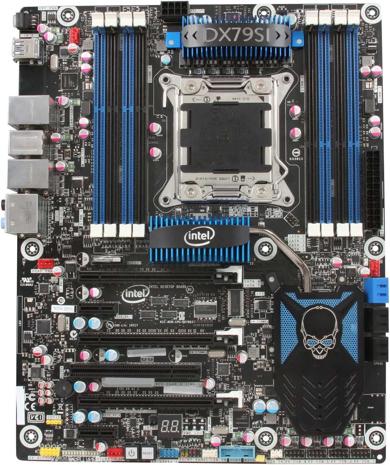 Alt view image 3 of 5 - Intel BOXDX79SI LGA 2011 Intel X79 USB 3.0 ATX Intel Motherboard