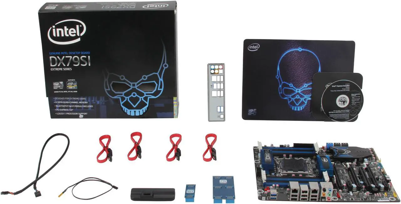 Alt view image 5 of 5 - Intel BOXDX79SI LGA 2011 Intel X79 USB 3.0 ATX Intel Motherboard