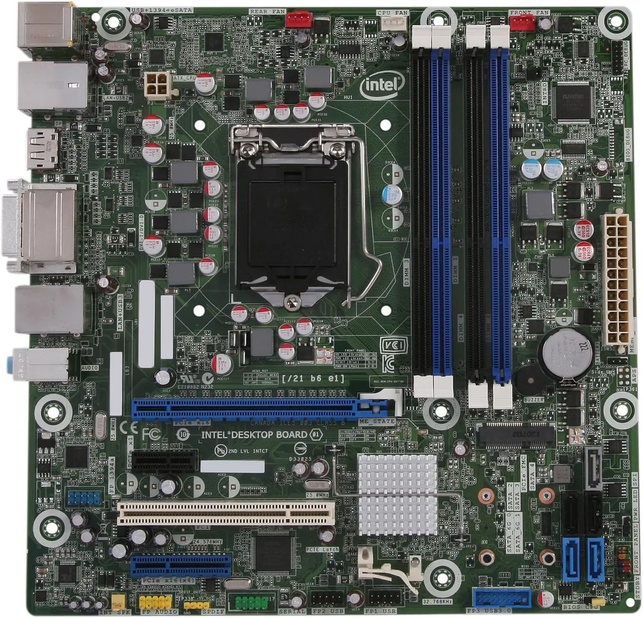 Alt view image 3 of 5 - Intel BOXDQ77MK LGA 1155 Intel Q77 USB 3.0 Micro ATX Intel Motherboard