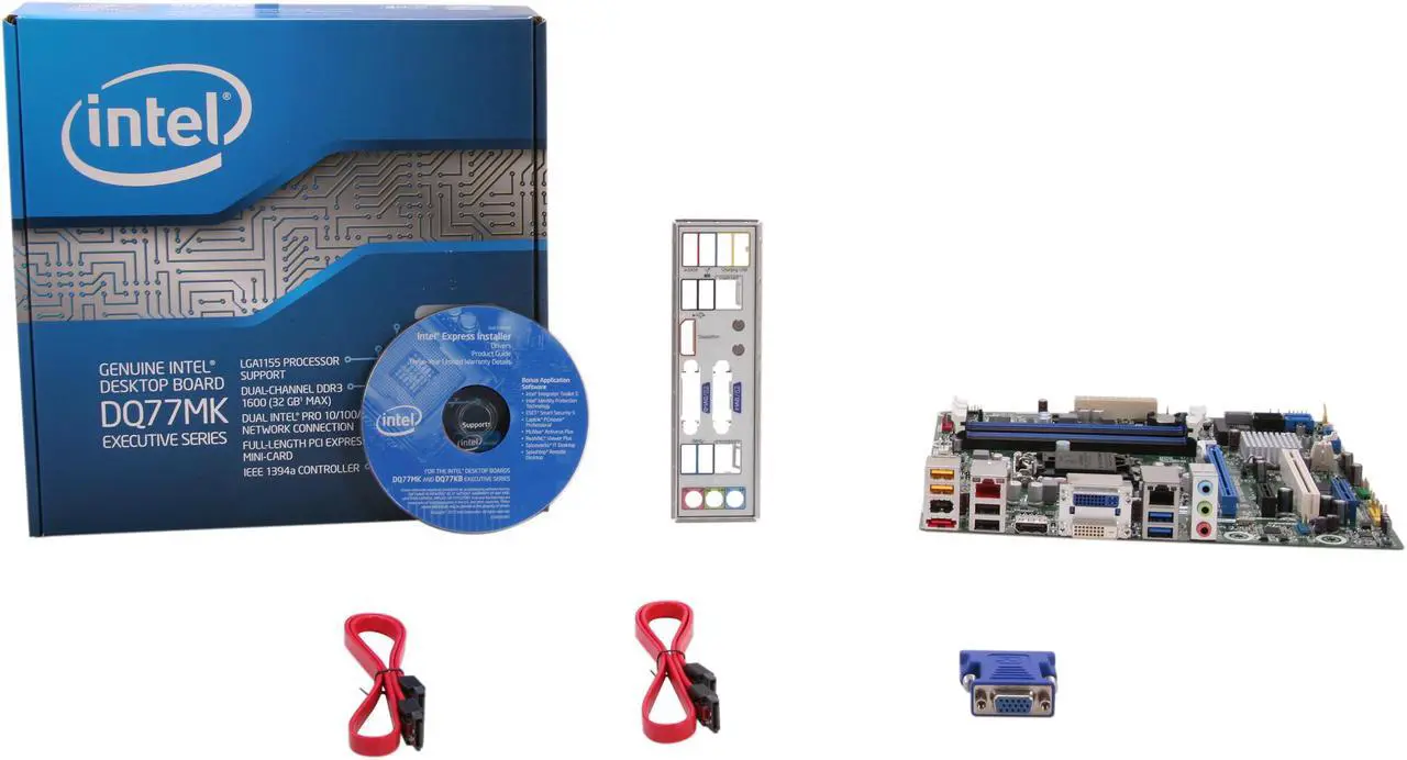 Alt view image 5 of 5 - Intel BOXDQ77MK LGA 1155 Intel Q77 USB 3.0 Micro ATX Intel Motherboard