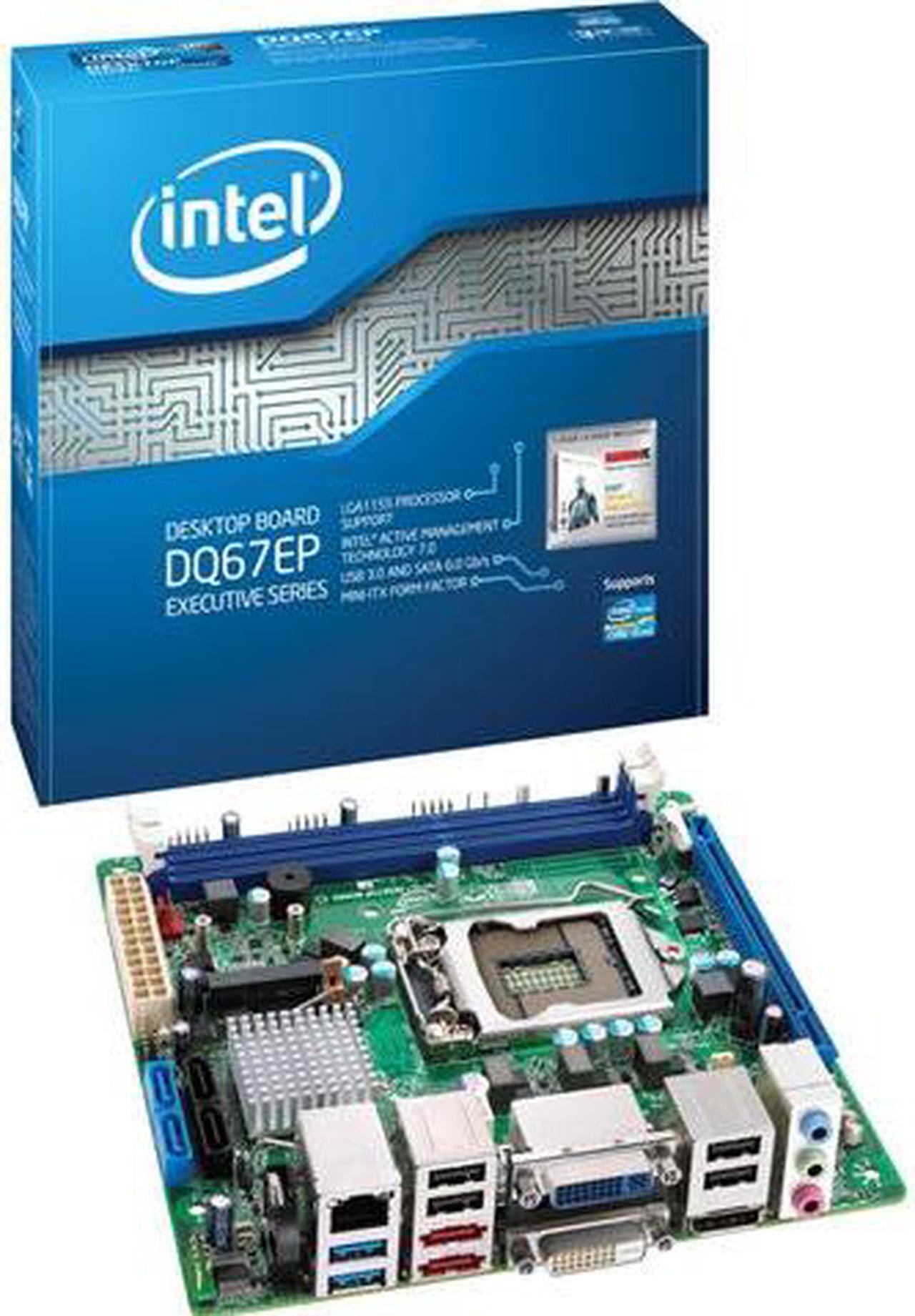 Main image of Intel Executive DQ67EP Desktop Motherboard - Intel Q67 Express Chipset - Socket H2 LGA-1155 - 10 x Bulk Pack