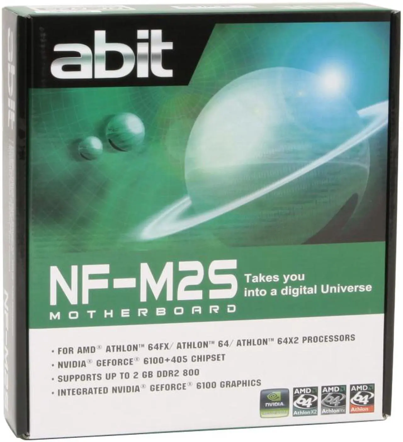 Alt view image 7 of 7 - ABIT NF-M2S AM2 NVIDIA GeForce 6100 Micro ATX AMD Motherboard