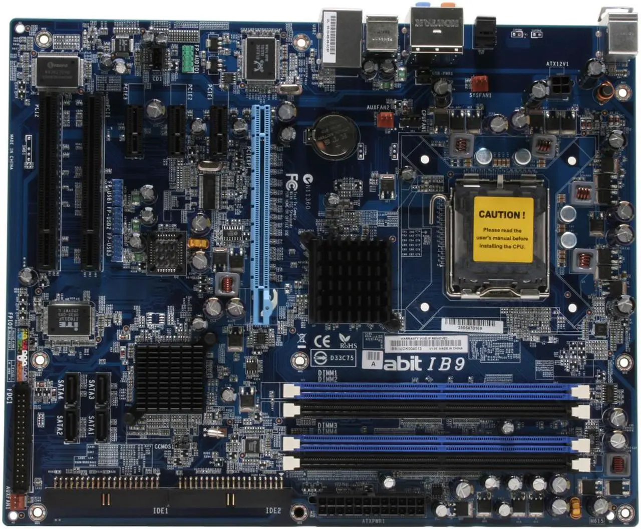Alt view image 3 of 6 - ABIT IB9 LGA 775 Intel P965 Express ATX Intel Motherboard