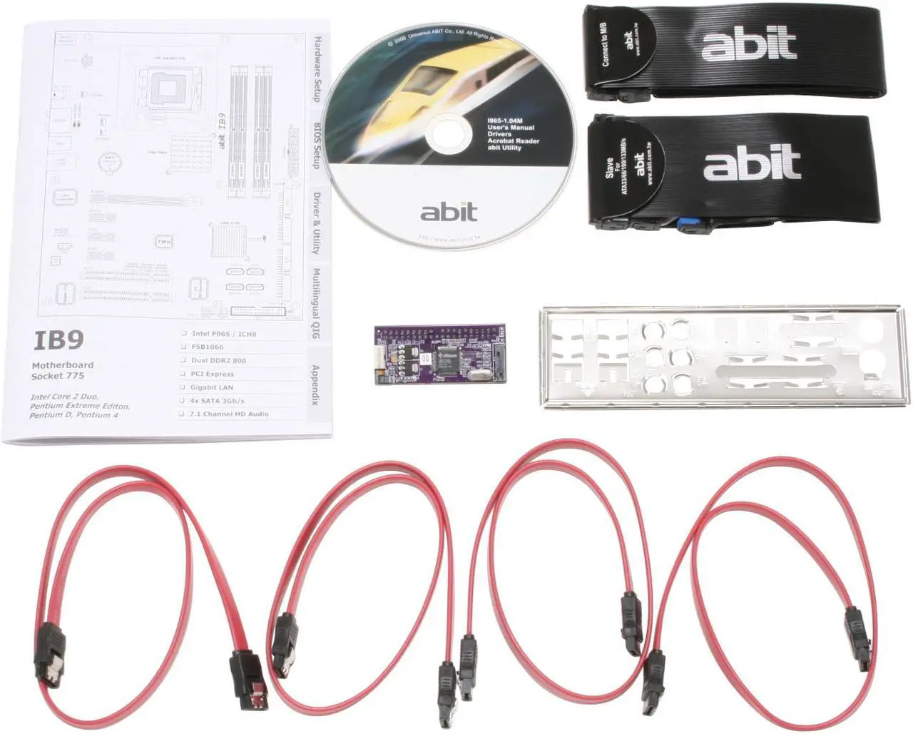 Alt view image 5 of 6 - ABIT IB9 LGA 775 Intel P965 Express ATX Intel Motherboard