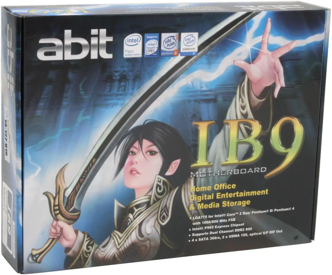 Alt view image 6 of 6 - ABIT IB9 LGA 775 Intel P965 Express ATX Intel Motherboard