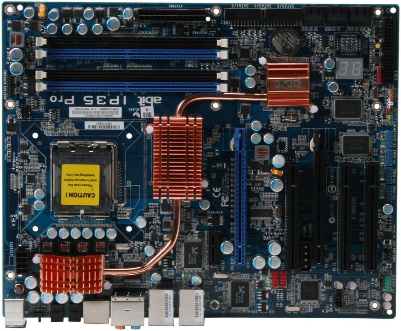 Alt view image 3 of 7 - ABIT IP35 Pro LGA 775 Intel P35 ATX Intel Motherboard