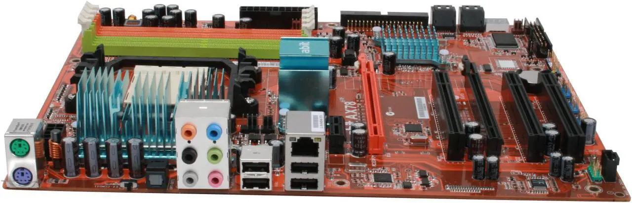 Alt view image 2 of 7 - ABIT AX78 AM2+/AM2 AMD 770 ATX AMD Motherboard