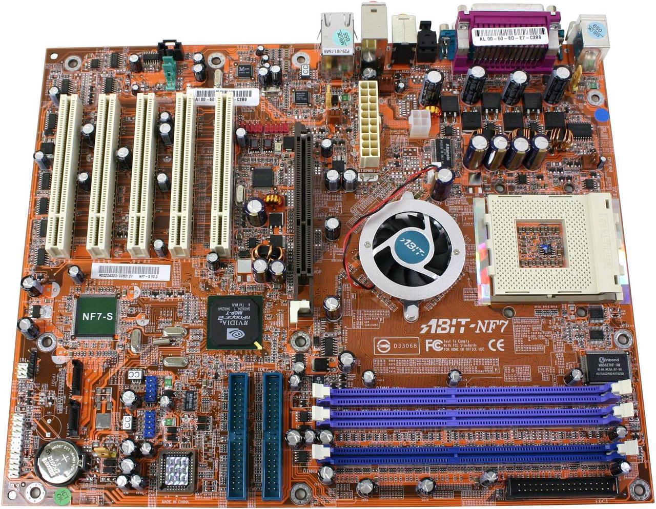 Alt view image 2 of 5 - ABIT NF7-S V2 462(A) NVIDIA nForce2 SPP ATX AMD Motherboard