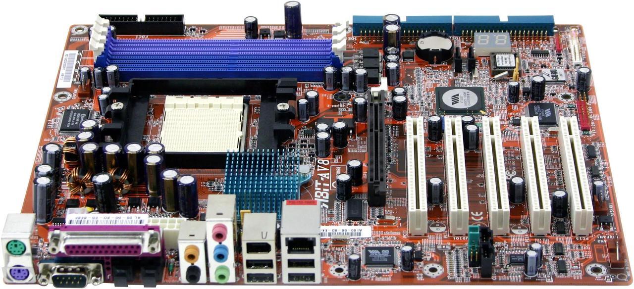 Main image of ABIT AV8 939 VIA K8T800 Pro ATX AMD Motherboard