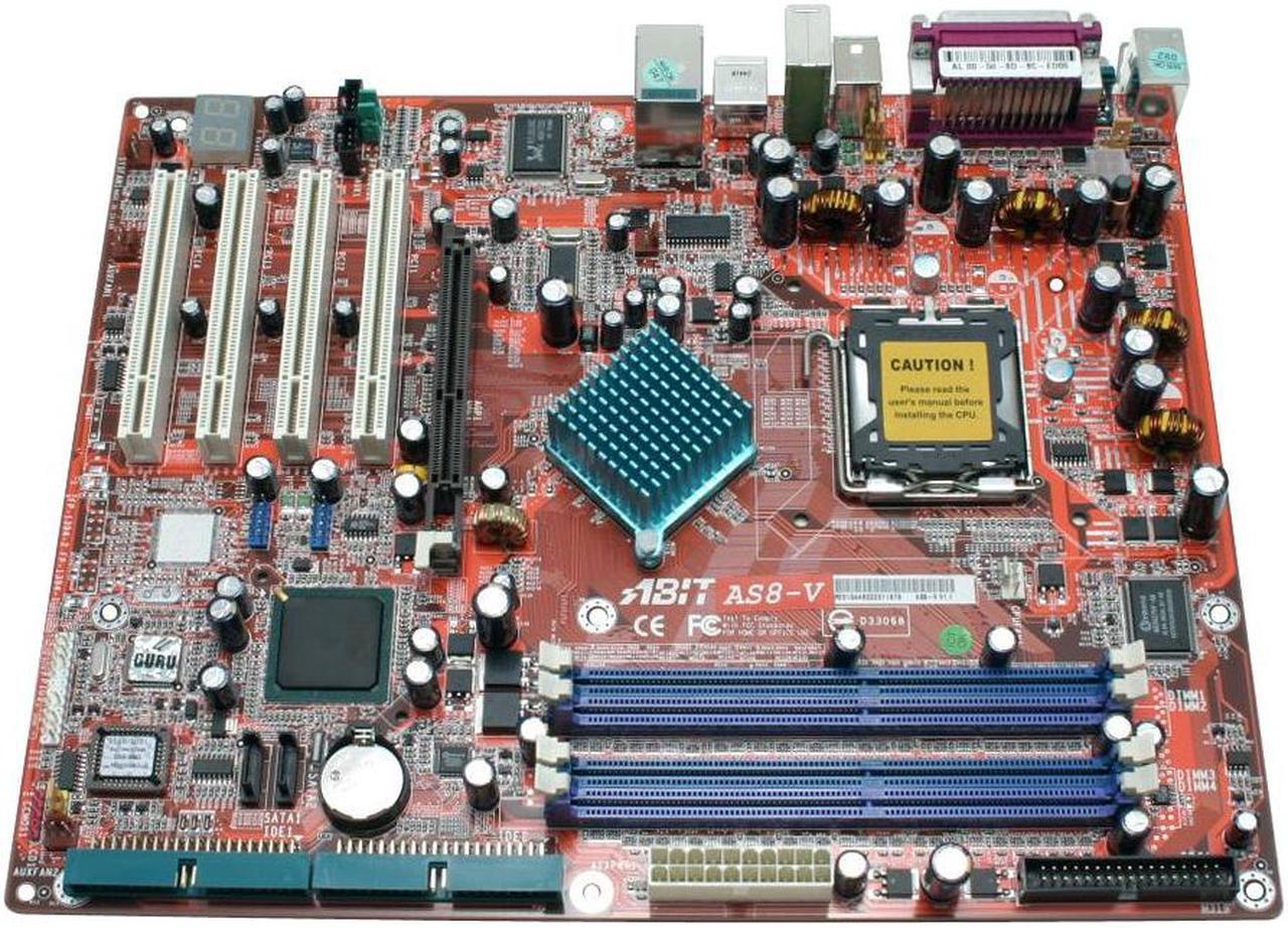 Alt view image 2 of 5 - ABIT AS8-V LGA 775 Intel 865PE ATX Intel Motherboard