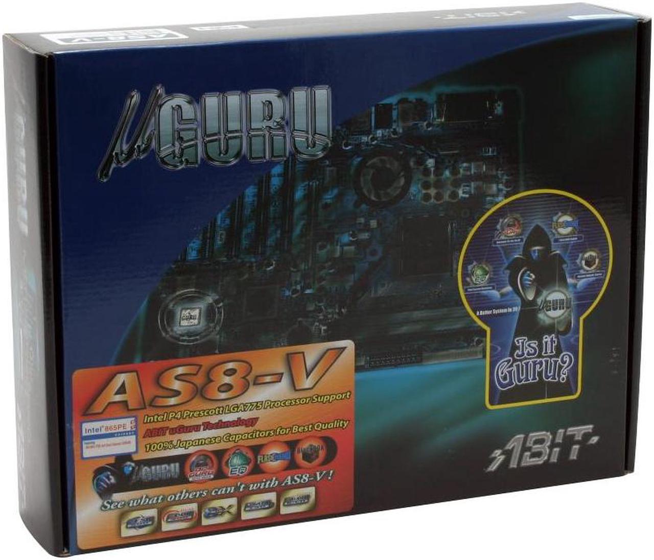 Alt view image 5 of 5 - ABIT AS8-V LGA 775 Intel 865PE ATX Intel Motherboard