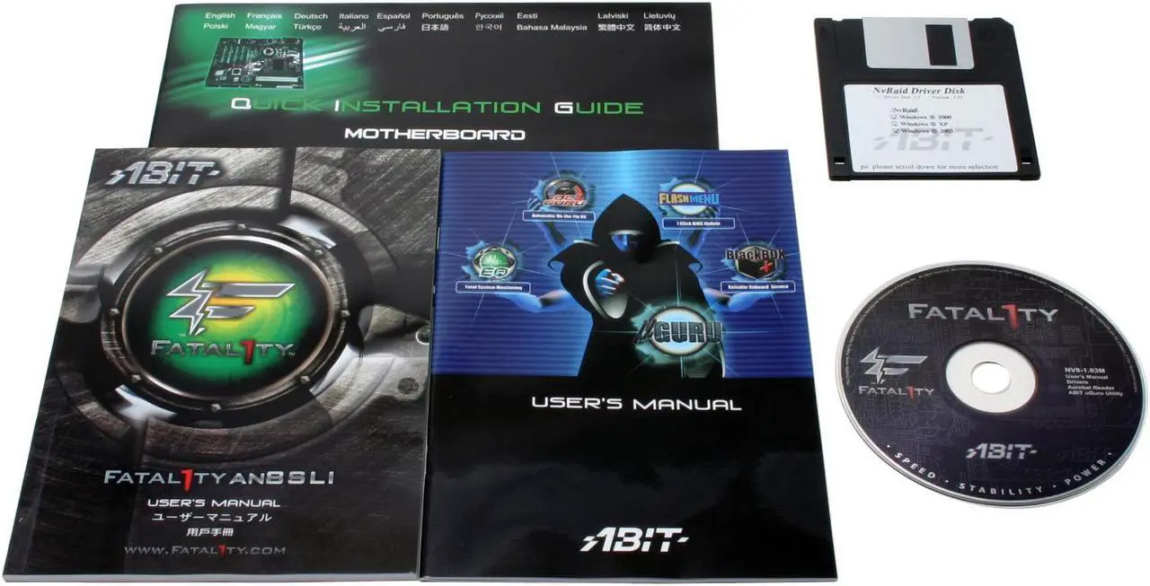 Alt view image 5 of 6 - ABIT Fatal1ty AN8-SLI 939 NVIDIA nForce4 SLI ATX AMD Motherboard