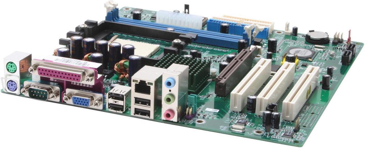 Alt view image 2 of 5 - ABIT KV-85 754 VIA K8M800 Micro ATX AMD Motherboard