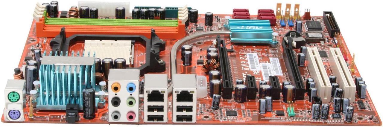 Alt view image 2 of 5 - ABIT KN9 SLI AM2 NVIDIA nForce 570 SLI MCP ATX AMD Motherboard