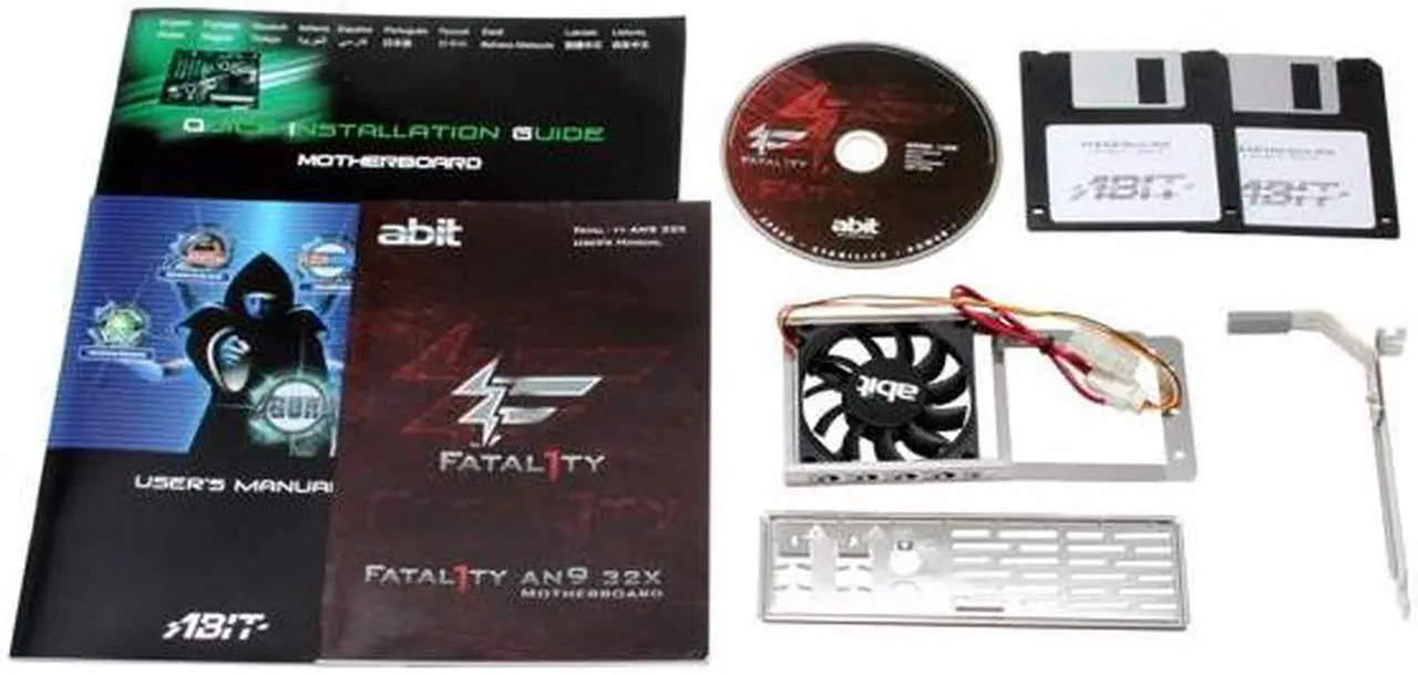 Alt view image 5 of 7 - ABIT Fatal1ty AN9 32X AM2 NVIDIA nForce 590 SLI MCP/SPP 190 ATX AMD Motherboard