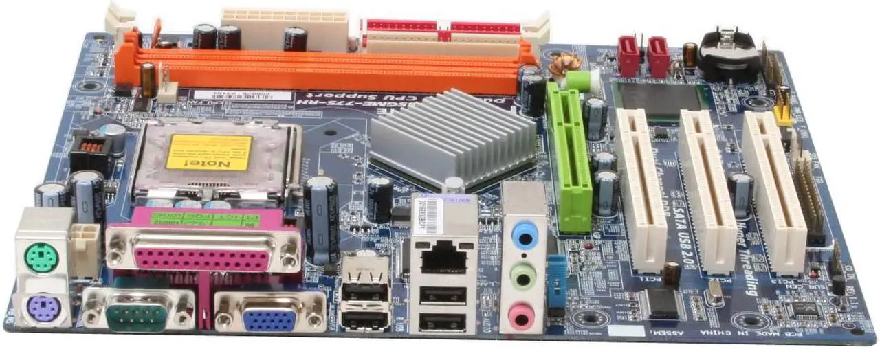 Alt view image 2 of 7 - GIGABYTE GA-8I865GME-775-RH LGA 775 Intel 865G Micro ATX Intel Motherboard
