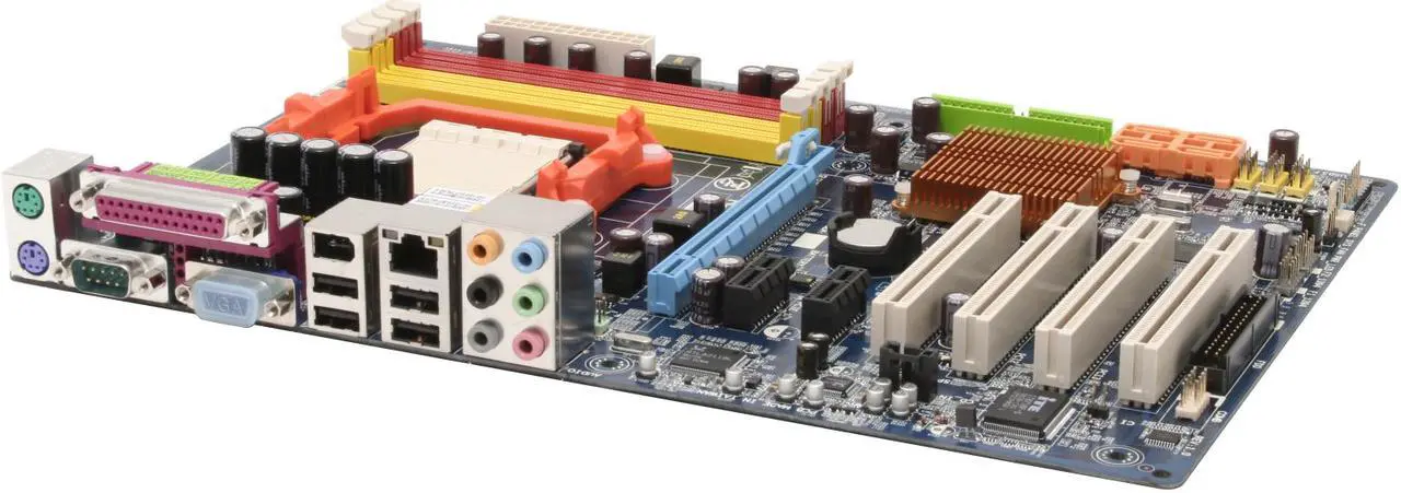 Main image of GIGABYTE GA-M61P-S3 AM2 NVIDIA GeForce 6100 / nForce 430 ATX AMD Motherboard